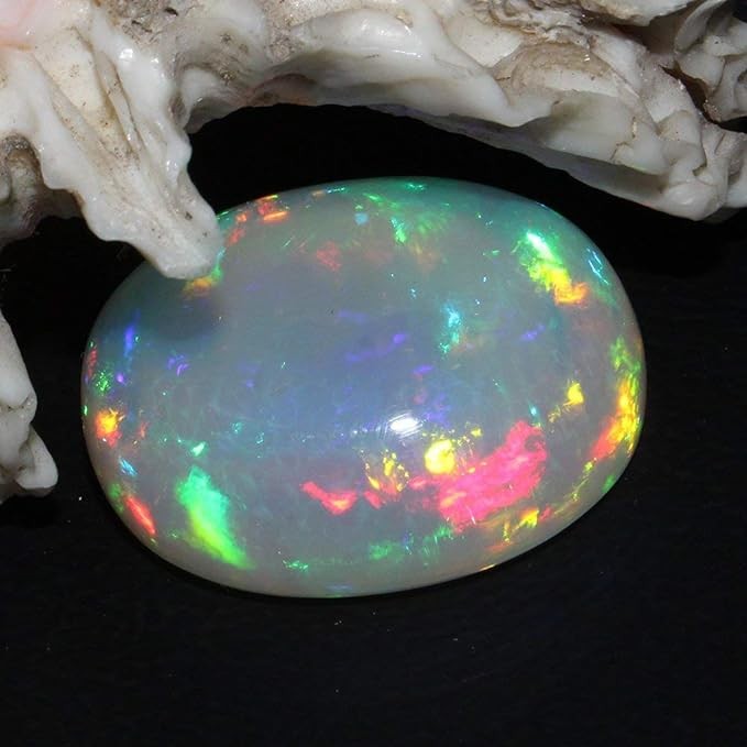 natural ethiopian welo fire opal huge size 25x29.5 mmcabochon